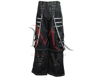 Mcbling grunge BLACK VARIA ギミックパンツ ジップ 黒 Mcbling grunge BLACK VARIA ギミックパンツ ジップ 黒