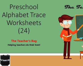 Preschool Alphabet Tracing Worksheets (26)