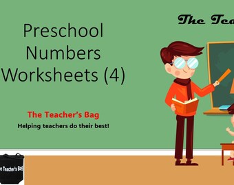 Preschool Numbers Worksheets (4)