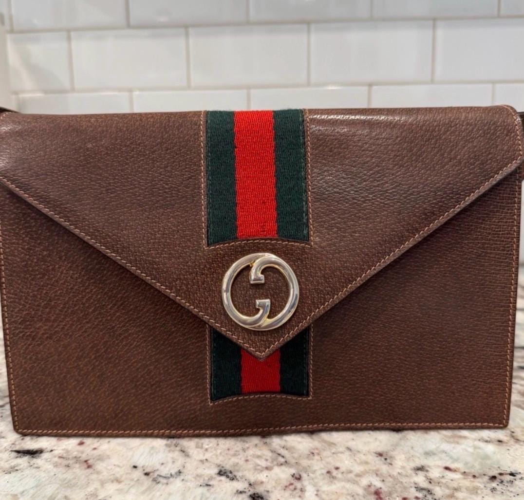 Gucci Vintage Clutch - Etsy Canada