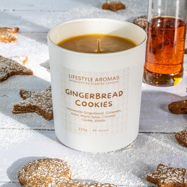 Gingerbread Candles Etsy UK