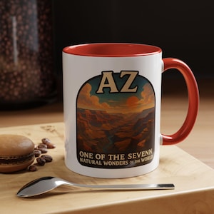 AZ Grand Canyon Souvenir Mug  One of the Seven Natural Wonders  Vintage Travel Arizona Coffee Cup