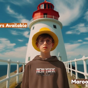 Stylish New York City Hoodie - Urban NYC Design Sweatshirt - Perfect for City Lovers and Travel Enthusiasts