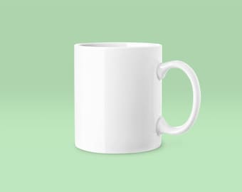 Plain White Ceramic Coffee Mug – Versatile Drinkware