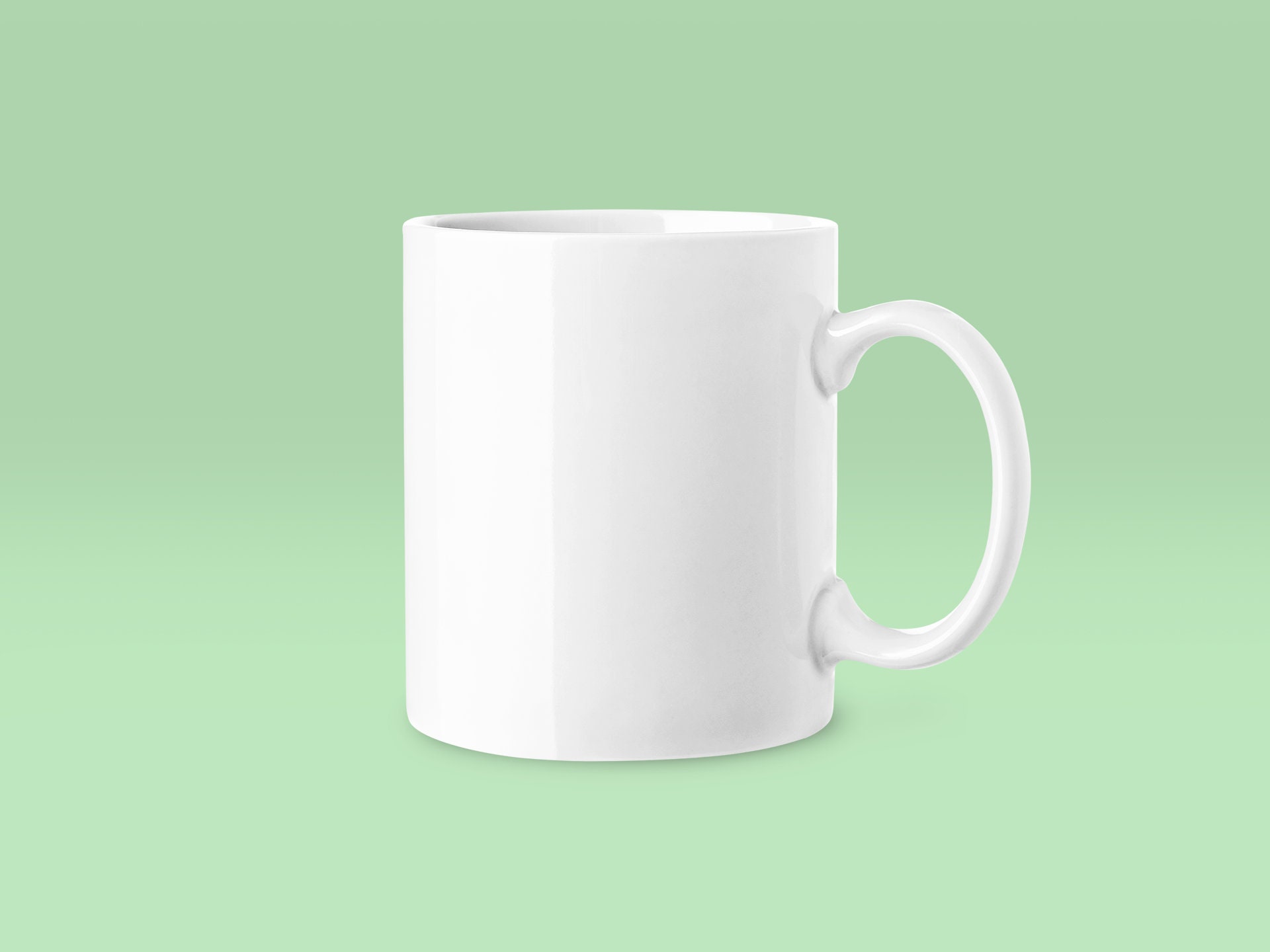 Simple & Elegant Plain White Coffee Mug - Versatile Ceramic Mug for Every Occasion | Perfect for Home and Office | Great Gift Idea