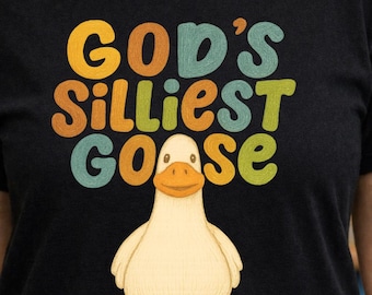 God's Silliest Goose Christian PNG, Youth Group Church Camp Sublimation (Digital Download)