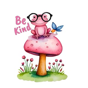 Be Kind PNG: Kindness Quote, Sublimation Design (Digital Download)