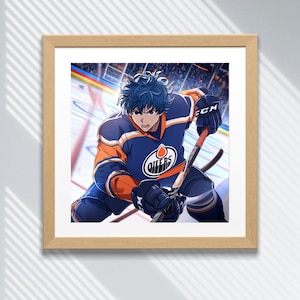 Edmonton Oilers Anime Boy 1