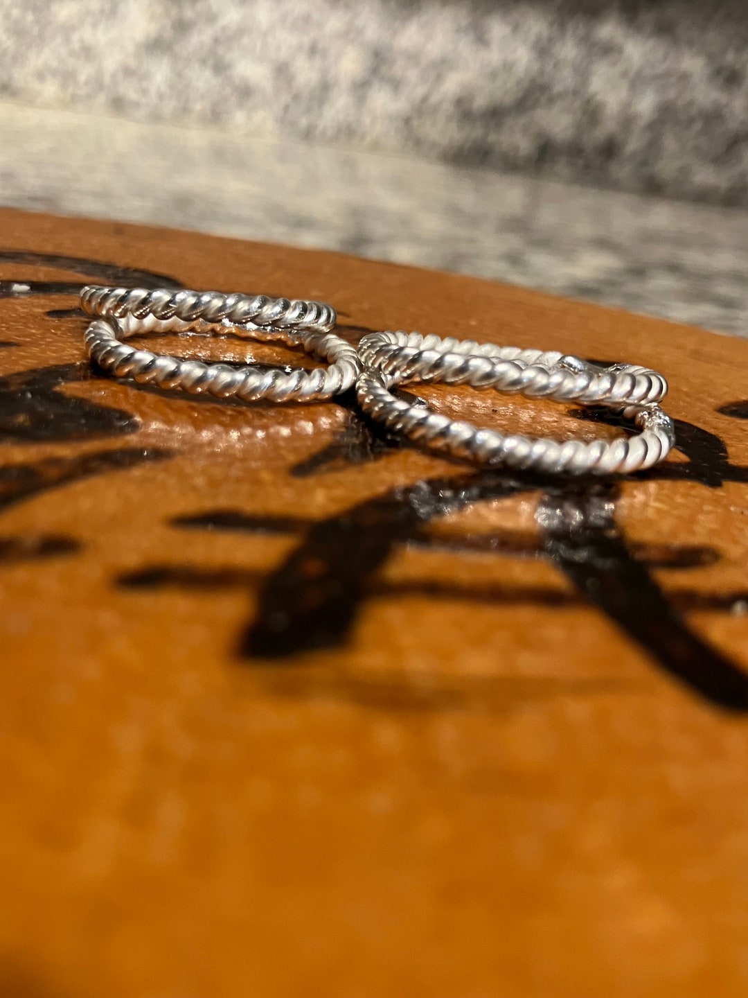 Fine Silver Tensor Ring: Stackable .999 16 Gauge Ring - Etsy