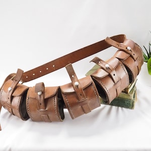 20s 30s ミリタリー　ヴィンテージ　スウェーデン軍　　マシンガンベルト Swedish Army Leather Belt - Etsy