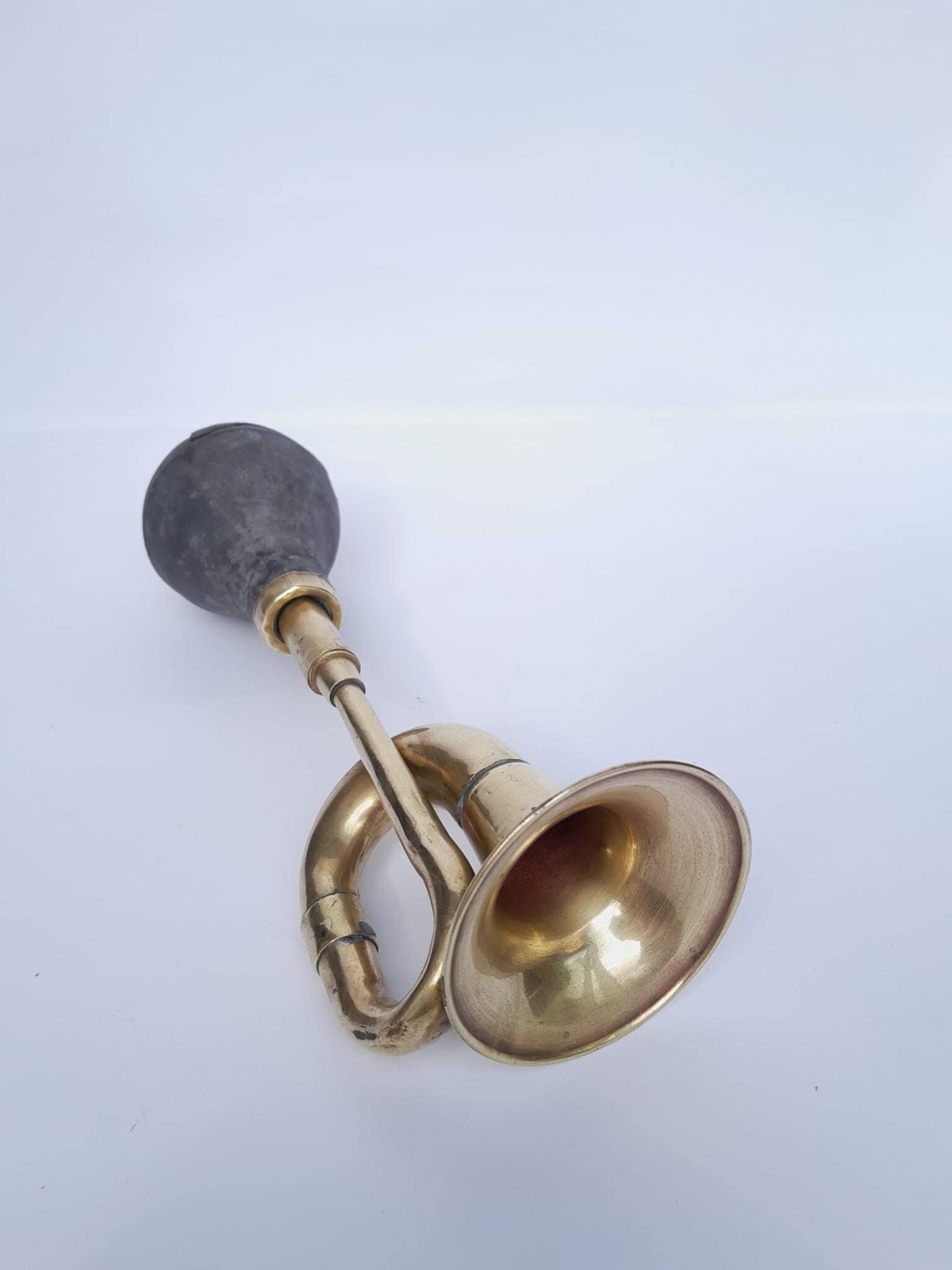 Vintage 1910's - 1920's Brass Car Horn | Antique Automobile Horn