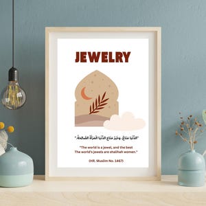 Art mural islamique | Femmes dans l'Islam | Citation de Sholehah pour femmes | Décoration d'intérieur musulmane | Impression de citation de Sholehah