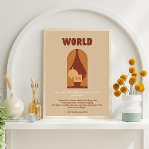 Islamic Inspirational Prints | Hadith Quotes | Faith Wall Art | Positive Life Decor | Muslim Home Printable