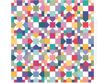 Fat Quarter Scrap Quilt Pattern (PDF Download)