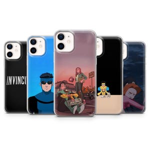 Coque de téléphone Invincible Comics pour iPhone 16, 15Plus, 14, 13, 12, Samsung S24Ultra, S23FE, S22, A15, A14, Pixel 9Pro XL, 8A, 8Pro, 7