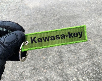 Kawasa-key Embroidered Keychain - Custom Keychain - Keytag