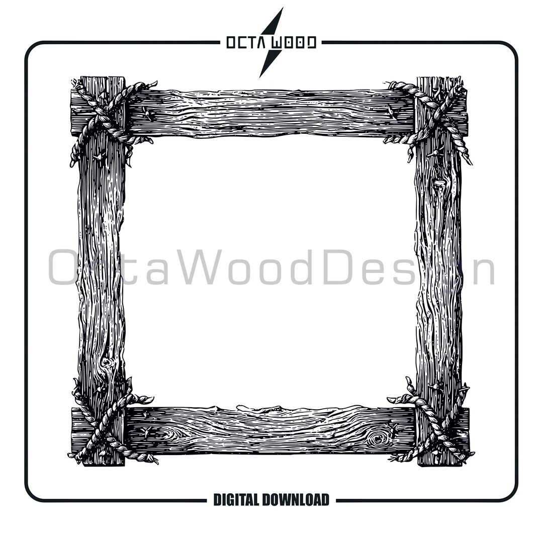 Western Frame SVG, Western Vector Design, Cutting Board PNG, Laser ...