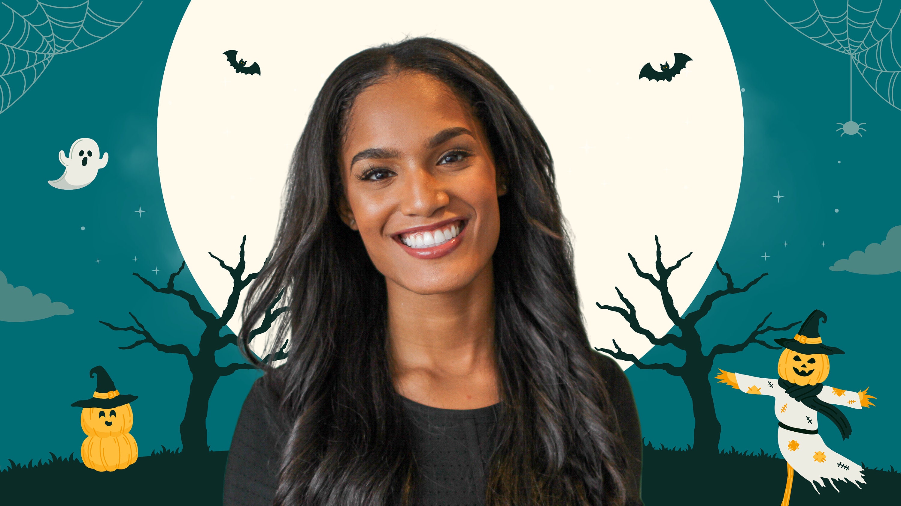 Halloween Zoom Background Halloween Zoom Background for Work Etsy