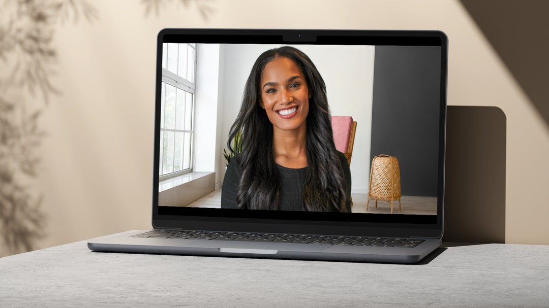 Modern Office Zoom Background, Work From Home Digital Background