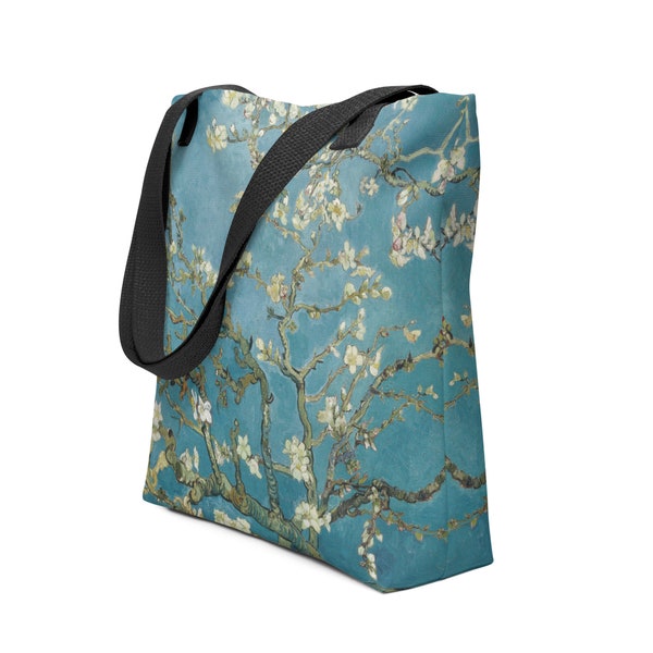 Tote bag, Vintage art ‘‘Almond Blossom’ by Vincent van Gogh, A perfect Birthday/Anniversary/Wife/Girlfriend/Teacher gift, Soft Beach bag