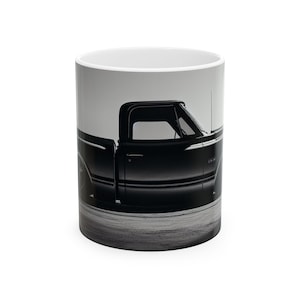 Classic Chevrolet C10 Pickup Ceramic Mug , 1970 nostalgia Coffee Cup , Chevy Enthusiasts Drinkware , 11oz 15oz Unique Design Collectors Cup