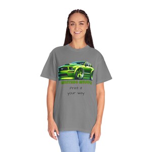Vintage Muscle Car T-Shirt| Car Collector&#39;s Top | Automotive Gift Idea| Muscle Car Tee | Unisex Ford Mustang T-Shirt | Vintage Car Shirt