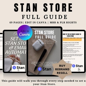 Stan Store Handbook: Digital Marketing Guide with MRR + PLR