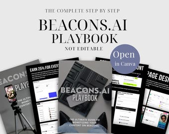 Beacons.ai Playbook eBook: Monetize Content (MRR & PLR)