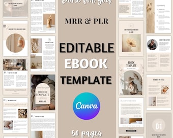 Editable eBook Template: Canva Coaching Workbook with Resell Rights