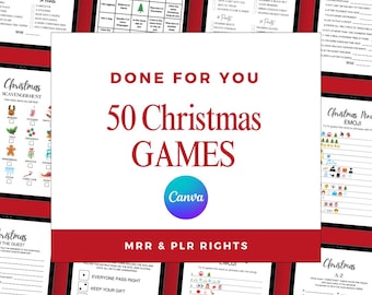 40 Christmas Games Bundle: Printable Holiday Activities (PDF) - Etsy