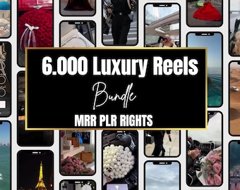 6000 Faceless Video Reels Done For You Instagram Facebook Faceless Reels Aesthetic Marketing Social Media Content Video PLR MRR Resell Right
