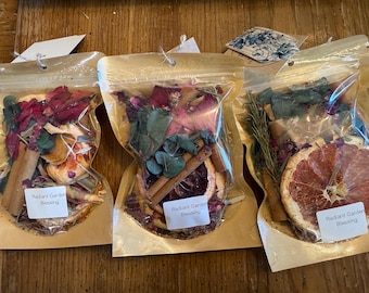 Floral Simmer Pot | Citrus Rose Blend | Herbal Garden Home Fragrance Kit