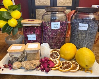 Lavender Rose Simmer Pot | Floral Citrus Blend | Relaxing Home Fragrance Kit