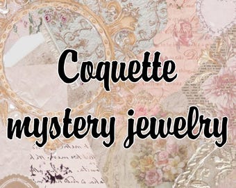 Coquette mystery bag, mystery jewelry, cute jewelry, mystery bundle, aesthetic, surprise jewelry, lucky dip