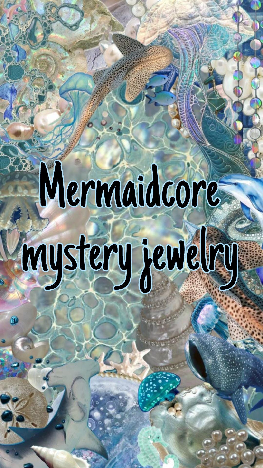 Mermaidcore mystery jewelry, beach jewelry, mystery bag, ocean jewelry, mystery bundle, mystery jewelry, lucky dip