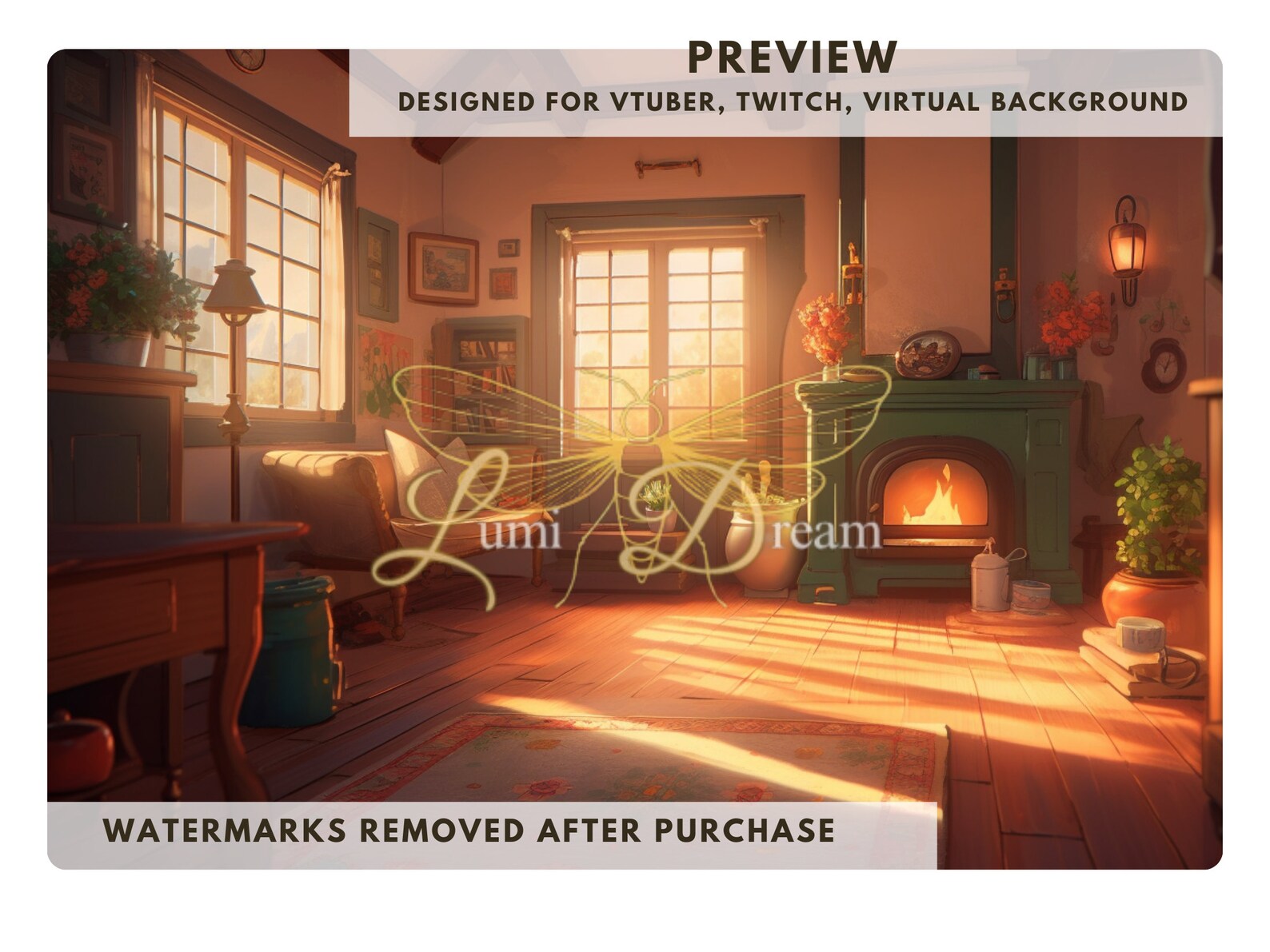 Cozy Ghilbi Cottage, Vtuber Background, Teams, Zoom, Twitch, Twitch ...