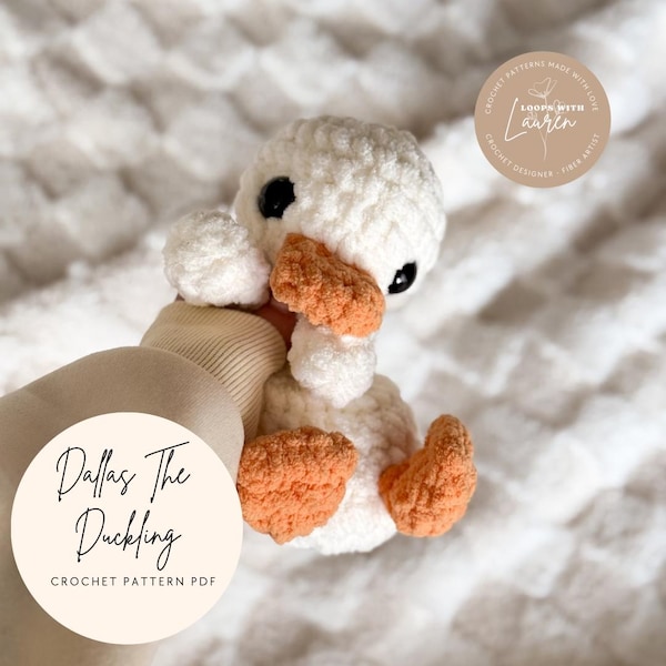 Dallas The Duckling Crochet Pattern PDF
