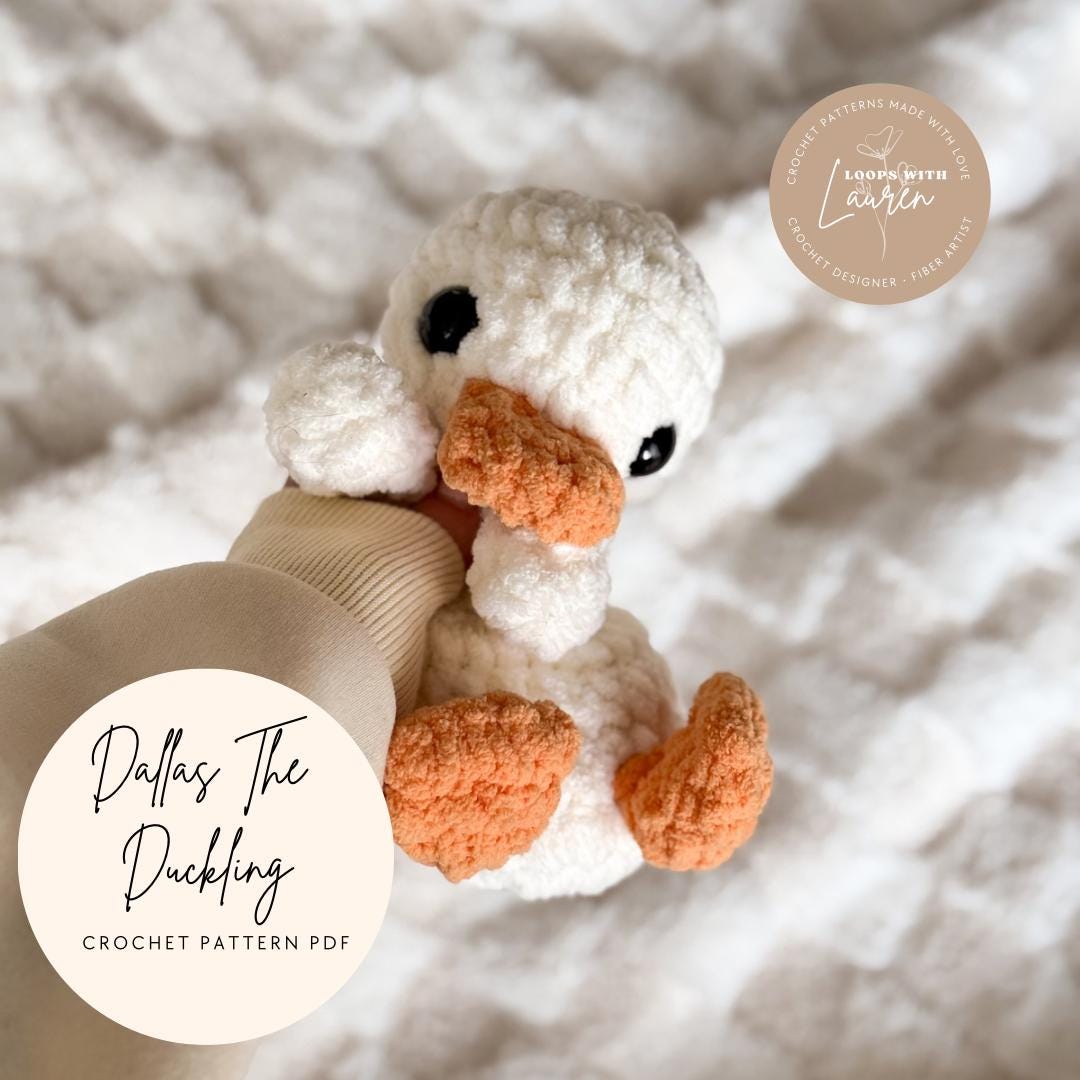 Dallas The Duckling Crochet Pattern PDF