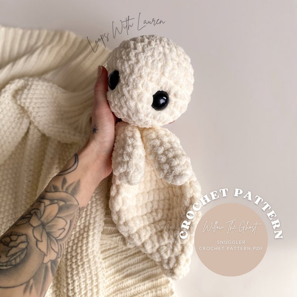 Padrão de crochê para Willow, a Fantasma Aconchegadora em PDF