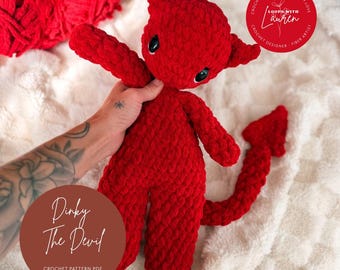 Dinky The Devil Crochet Pattern PDF
