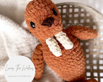 Lucas The Walrus Crochet Pattern PDF