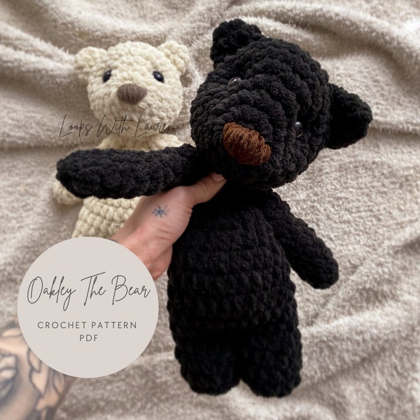 Oakley The Bear Crochet Pattern PDF
