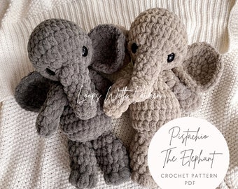 Pistachio The Elephant Crochet Pattern PDF