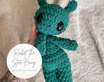 Rocket The Star Being Crochet Pattern PDF