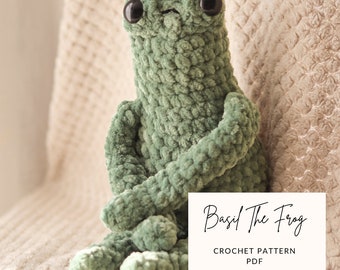 Basil The Frog Crochet Pattern