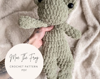 Moe The Frog Crochet Pattern PDF