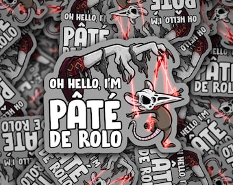 Pate de Rolo Critical Role Vinyl Sticker - Bells Hells Decal