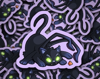 Displacer Beast D&D Vinyl Sticker Cute Monster Dungeons and Dragons Chibi Decal Critical Role Cartoon Laptop Decals Baldur's Gate