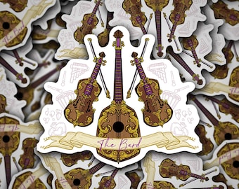 Bard D&D Class Sticker, Critical Role Fan Art