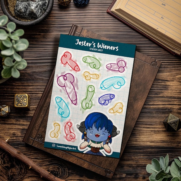 Jester Sticker Jester Tfc Cosplay - Etsy